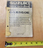USED SUZUKI 1986-10  PARTS CATALOGUE  GSX550E/EF/ESF/EFF/EUF/EG  9900B-30062 - MotoRaider