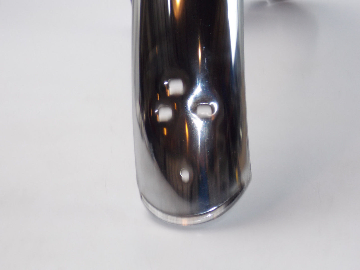 1970'S STEEL CHROMED REAR FENDER 3.25" MOPED VINTAGE PUCH TOMOS PIAGGIO GARELLI - MotoRaider