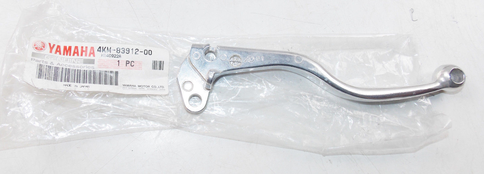 NOS OEM NEW YAMAHA 1997 1998 SECA II XJ600 CLUTCH LEVER LEFT 4KM-83912 - MotoRaider