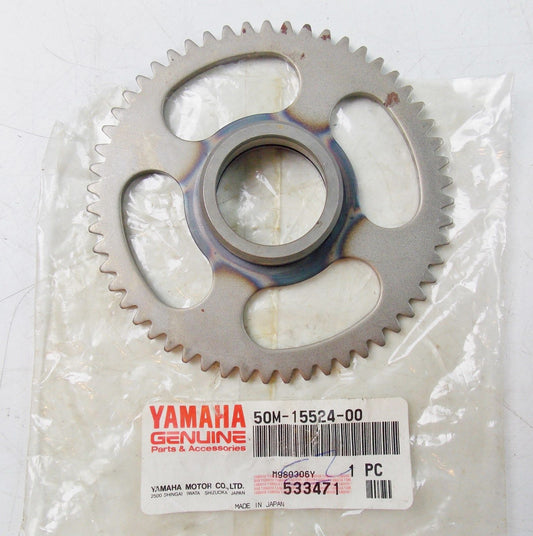 NOS YAMAHA 1985-2013 STARTER WHEEL YFA1 YFM125 XC125  50M-15524-00 - MotoRaider
