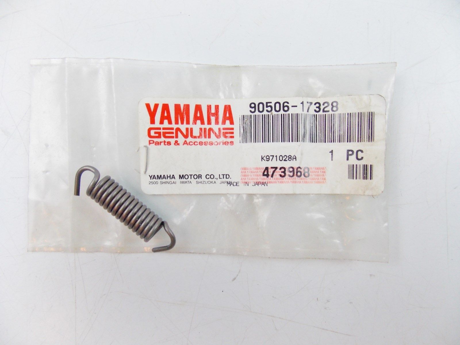 NOS YAMAHA 1968-2001 TENSION SPRING YAS1 AT1 MX250 IT200 SC500  90506-17328 - MotoRaider