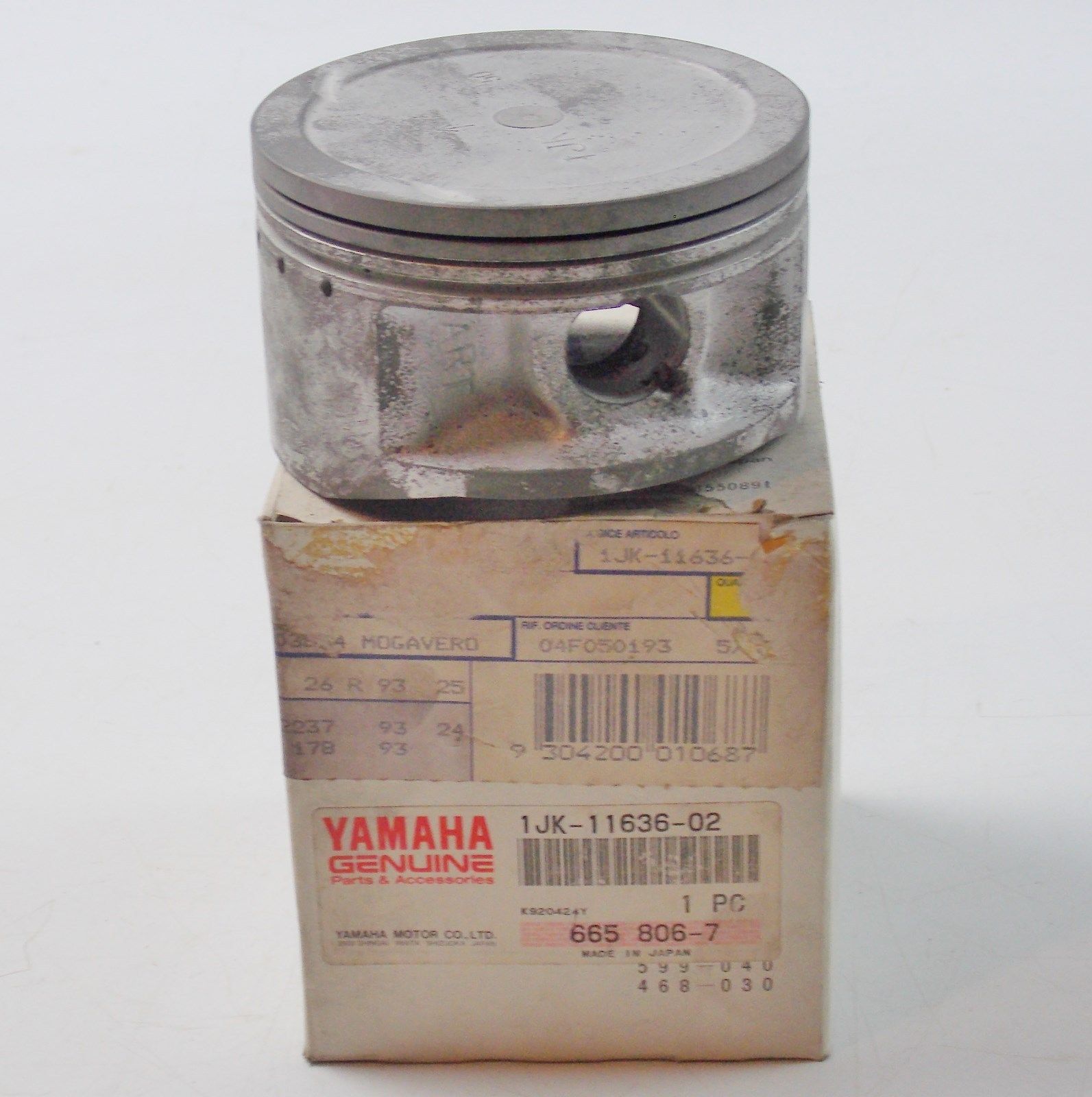 NOS YAMAHA 1987 CRANK SHAFT PISTON SRX600 YFM600 1JK-11636-02 - MotoRaider