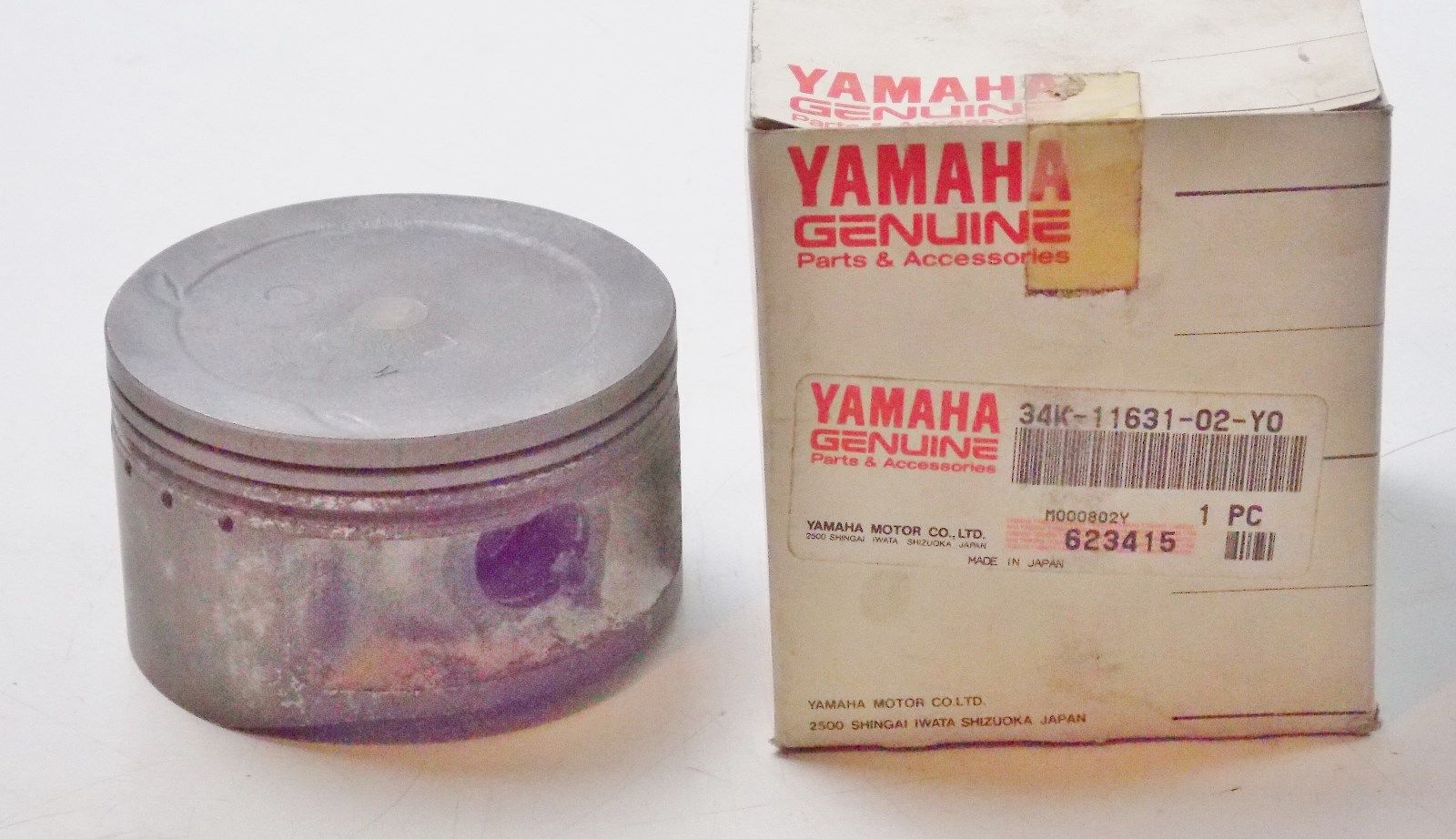 NOS YAMAHA 1983 1984 1985 1986  PISTON STD TT600  34K-11631-02-Y0 - MotoRaider