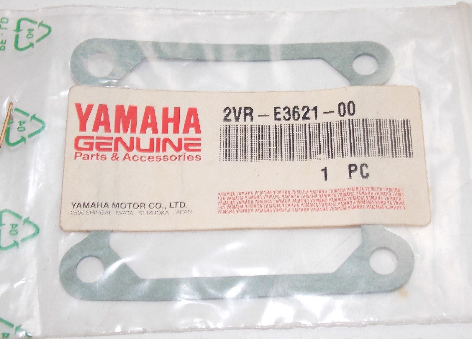 NOS YAMAHA 1989-1992 VALVE SEAT GASKET DT125 TDR125 TZR125  2VR-E3621-00 - MotoRaider