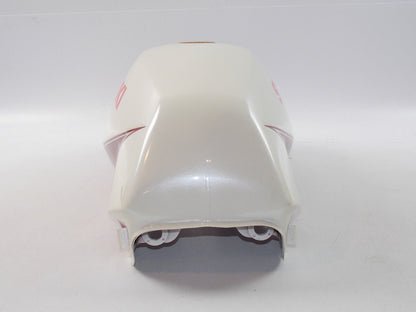 NEW NOS SUZUKI 1984 1985 1986 GS450 WHITE BURGUNDY GAS FUEL TANK 49100-44410-87P - MotoRaider