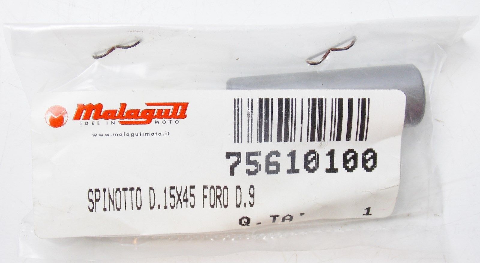 NOS YAMAHA 1999-2001 MALAGUTI PIN 15X45MM HOLE 9MM MADISON 150   75610100 - MotoRaider
