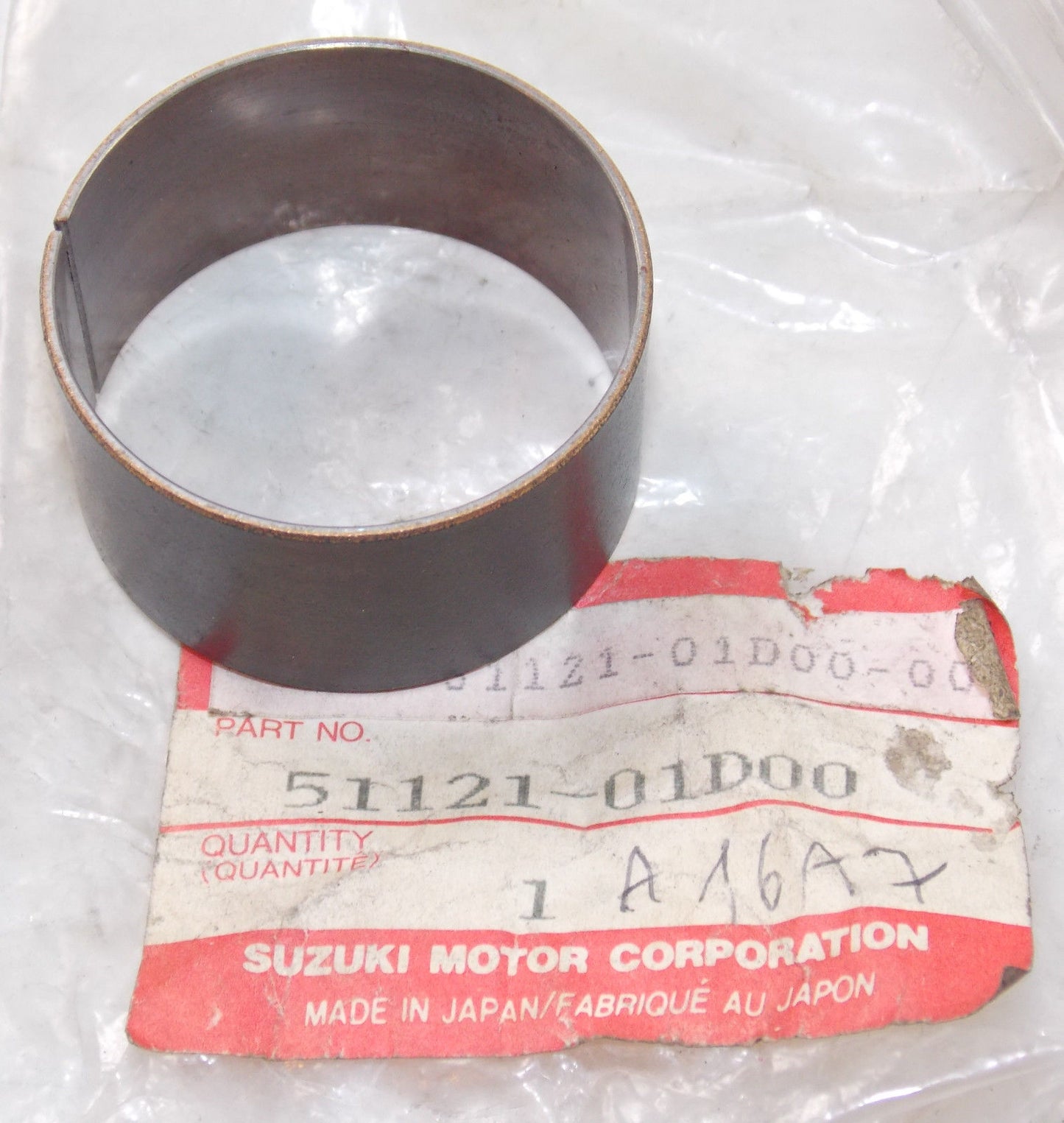 NOS SUZUKI 1989 1992 1994 1997 2006 GS500 FRONT FORK METAL PISTON 51121-01D00 - MotoRaider