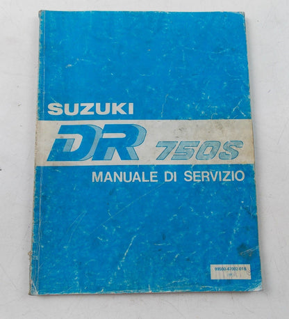 NOS SUZUKI MARCH 1989 SERVICE MANUAL DR750S 99500-47002-01B - MotoRaider