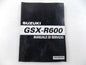NOS SUZUKI OCTOBER 2000 SERVICE MANUAL GSX-R600   99500-35080-01B - MotoRaider