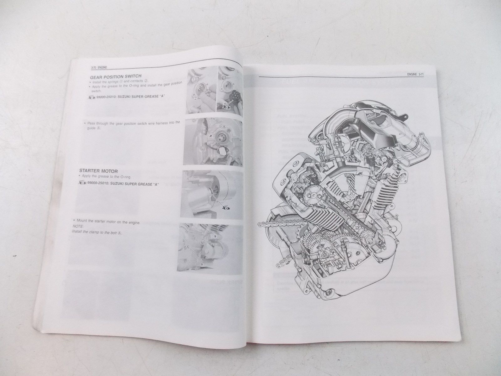 NOS SUZUKI JULY 1999 SERVICE MANUAL VL125   99500-31150-01E - MotoRaider
