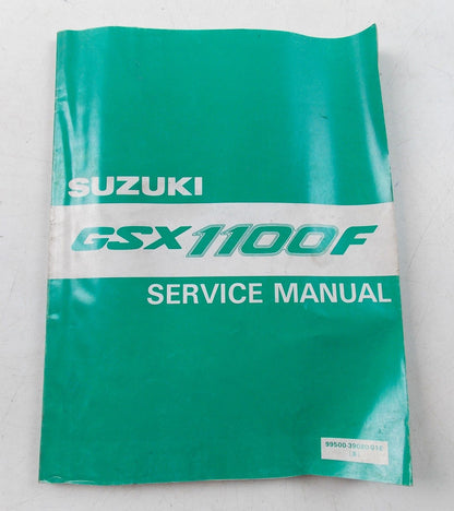 NOS SUZUKI OCTOBER 1987 SERVICE MANUAL GSX1100F  99500-39080-01E - MotoRaider