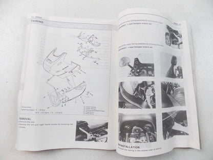 NOS SUZUKI OCTOBER 1987 SERVICE MANUAL GSX1100F  99500-39080-01E - MotoRaider