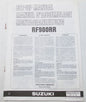 USED SUZUKI 1993 SET-UP MANUAL RF900RR   99505-01284-011 - MotoRaider