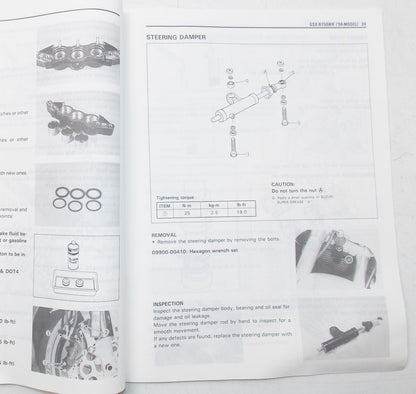 USED SUZUKI 1993  SUPPLEMENTARY SERVICE MANUAL GSX-R750W  99501-37150-01E - MotoRaider