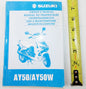 USED SUZUKI  1997 OWNER MANUAL AY50W/AY50W   99011-35E50-9DT - MotoRaider