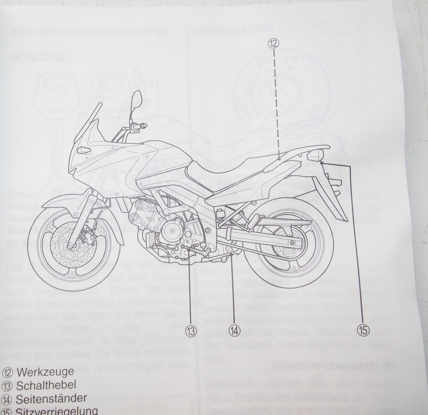 USED SUZUKI  2003  OWNER MANUAL BOOK DL650  99011-27G50-01K GERMAN - MotoRaider