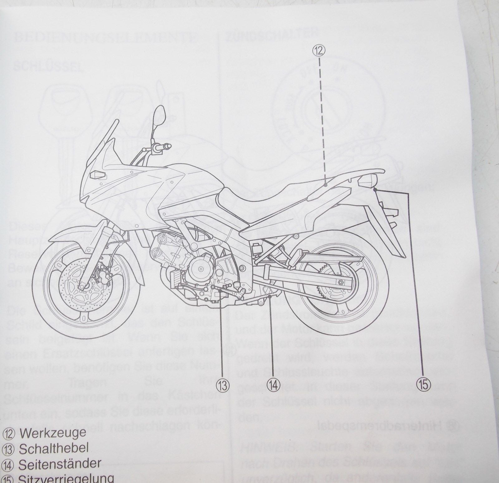 USED SUZUKI  2003  OWNER MANUAL BOOK DL650  99011-27G50-01K GERMAN - MotoRaider
