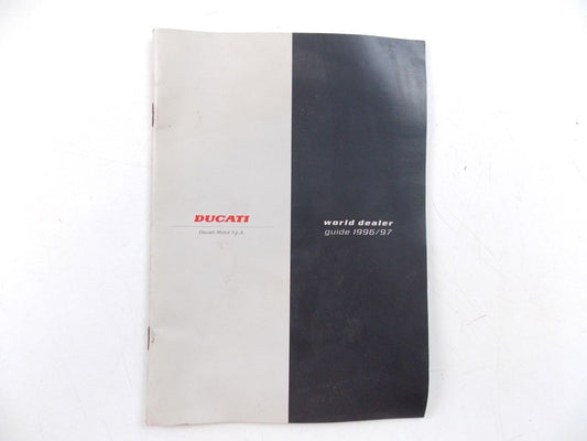 NOS DUCATI 1996 1997  WORLD DEALER GUIDE MANUAL - MotoRaider