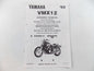 NOS YAMAHA  1992  ASSEMBLY MANUAL VMX12 - MotoRaider