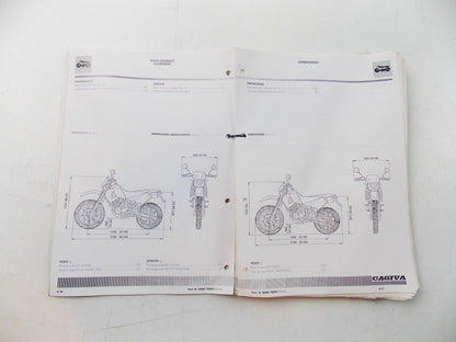 NOS CAGIVA 1995  WORKSHOP MANUAL W16-6-- W16/T4-600  # 800078045 - MotoRaider
