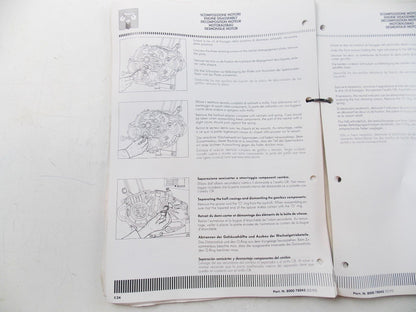 NOS CAGIVA 1995  WORKSHOP MANUAL W16-6-- W16/T4-600  # 800078045 - MotoRaider
