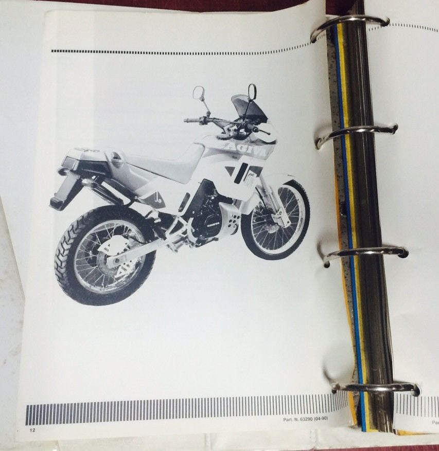 1990 CAGIVA DEALER MANUAL WORKSHOP BOOK MAINTENANCE REPAIR N90 COCIS 50 CITY W4 - MotoRaider