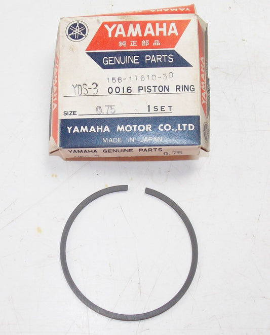 NOS YAMAHA 1965 1966 1967 PISTON RING  3RD 0VER 0,75 YDS YM  156-11610-30 - MotoRaider