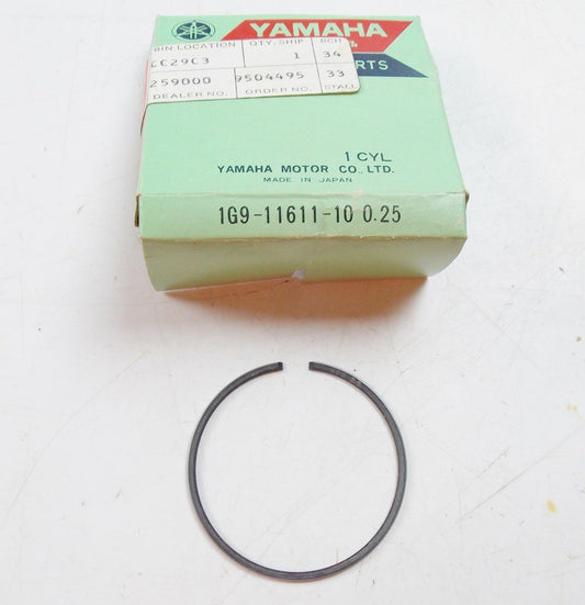 NOS YAMAHA  1976 1977 PISTON RING 1ST 0.25 YZ100 YZ125   1G9-11611-10 - MotoRaider