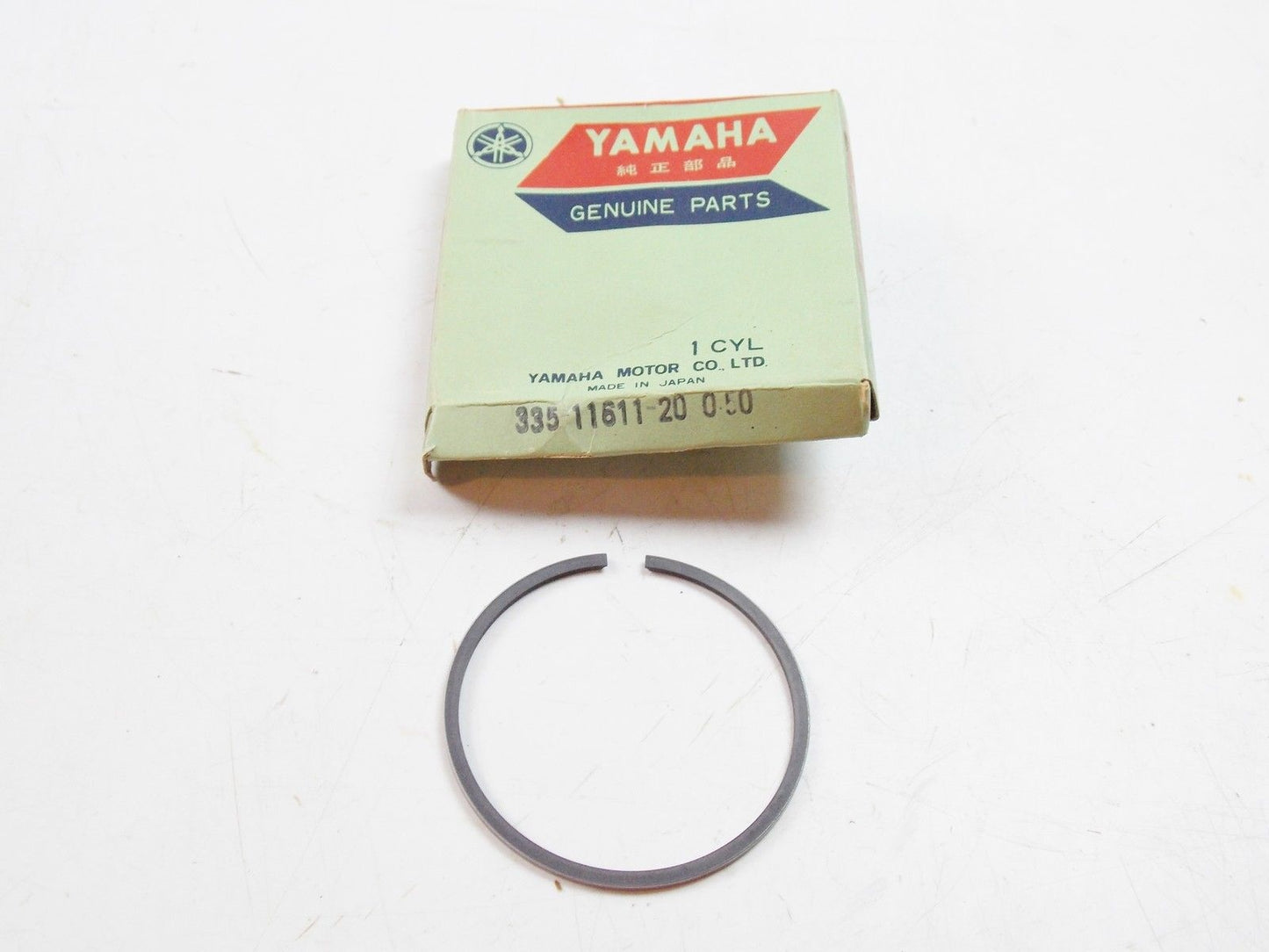 NOS YAMAHA  1972 1973 PISTON RING 2ND O/S 0.50 LT2 LT3  335-11611-20 - MotoRaider