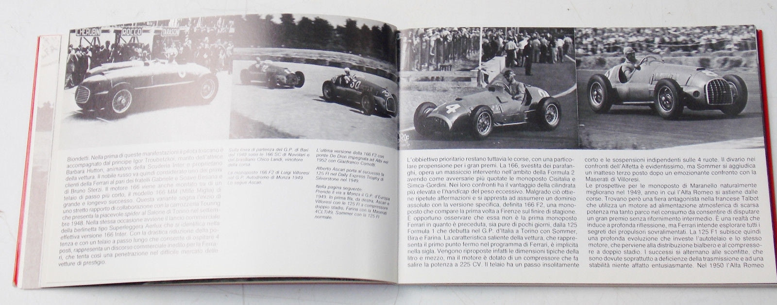 1980 FERRARI BOOK BOOKLET AUTOMOTIVE RACING HISTORY 275 BB512 166 342 375 348 MM - MotoRaider