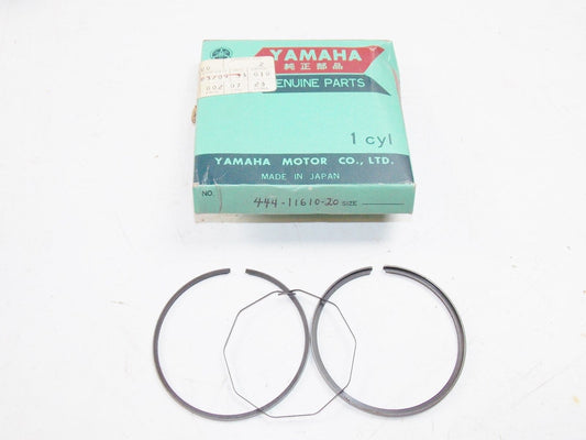 NOS YAMAHA  1974 1975 1976 PISTON RING SET 2ND O/S 0.50 DT125  444-11610-20 - MotoRaider