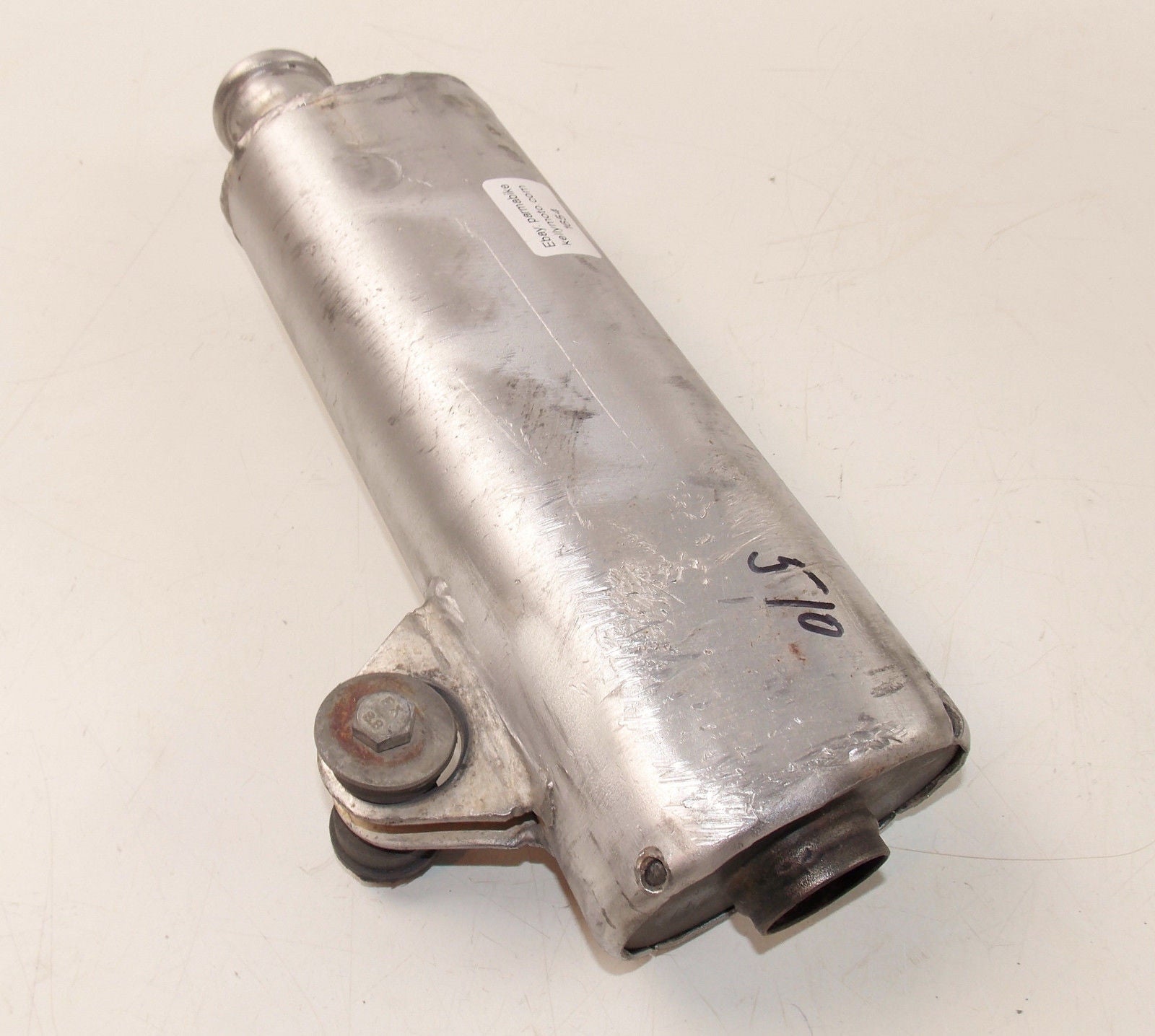 1980'S HUSQVARNA 410 510 610 MUFFLER SILENCER EXHAUST PIPE 37mm INLET 13.5" LONG - MotoRaider