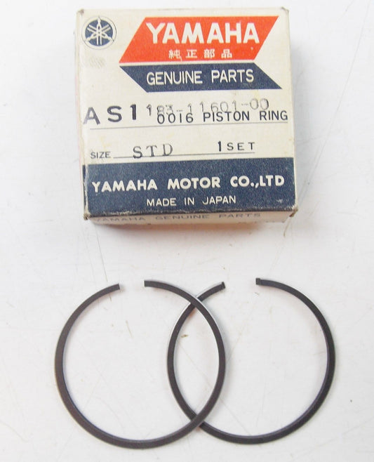 NOS YAMAHA  1968 PISTON RING SET STD YAS1  183-11601-00 - MotoRaider