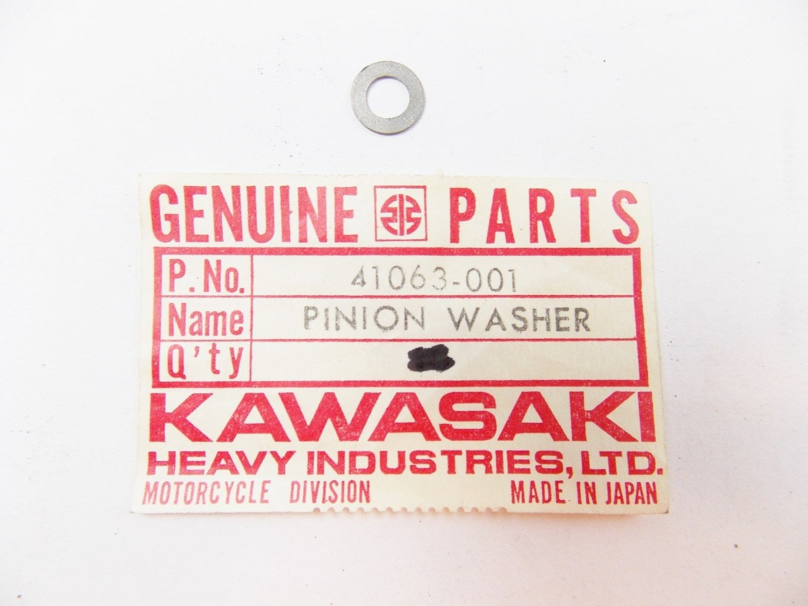 NOS KAWASAKI 1967-2009 SPEEDOMETER PINION WASHER H1/2 Z1 KZ900/1000  41063-001 - MotoRaider