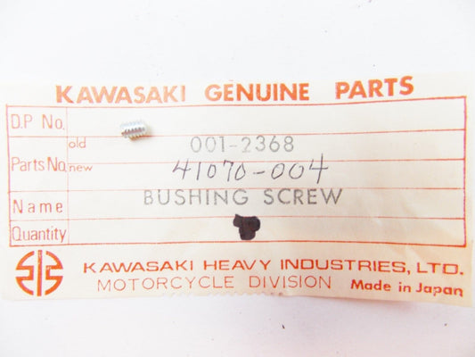 NOS KAWASAKI 1968-1975 BRUSHING NET SCREW F3 F4 F6 F9 F11   41070-004 - MotoRaider