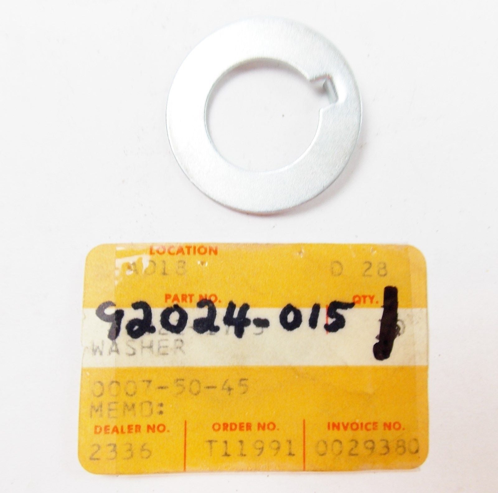 NOS KAWASAKI 1972 1973 1974 1975 LOCK WASHER H1 F12 KX400   92024-015 - MotoRaider