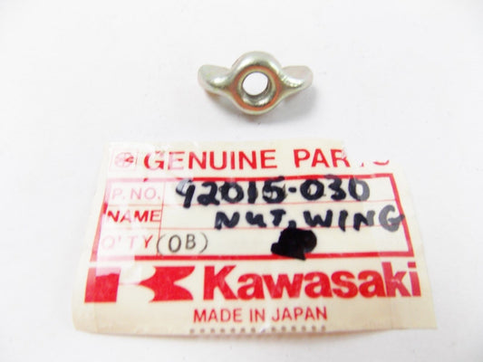NOS KAWASAKI 1970-1976  WING NUT 6MM F5 F8 F9 F12 G4 KX450 KV100   92015-030 - MotoRaider