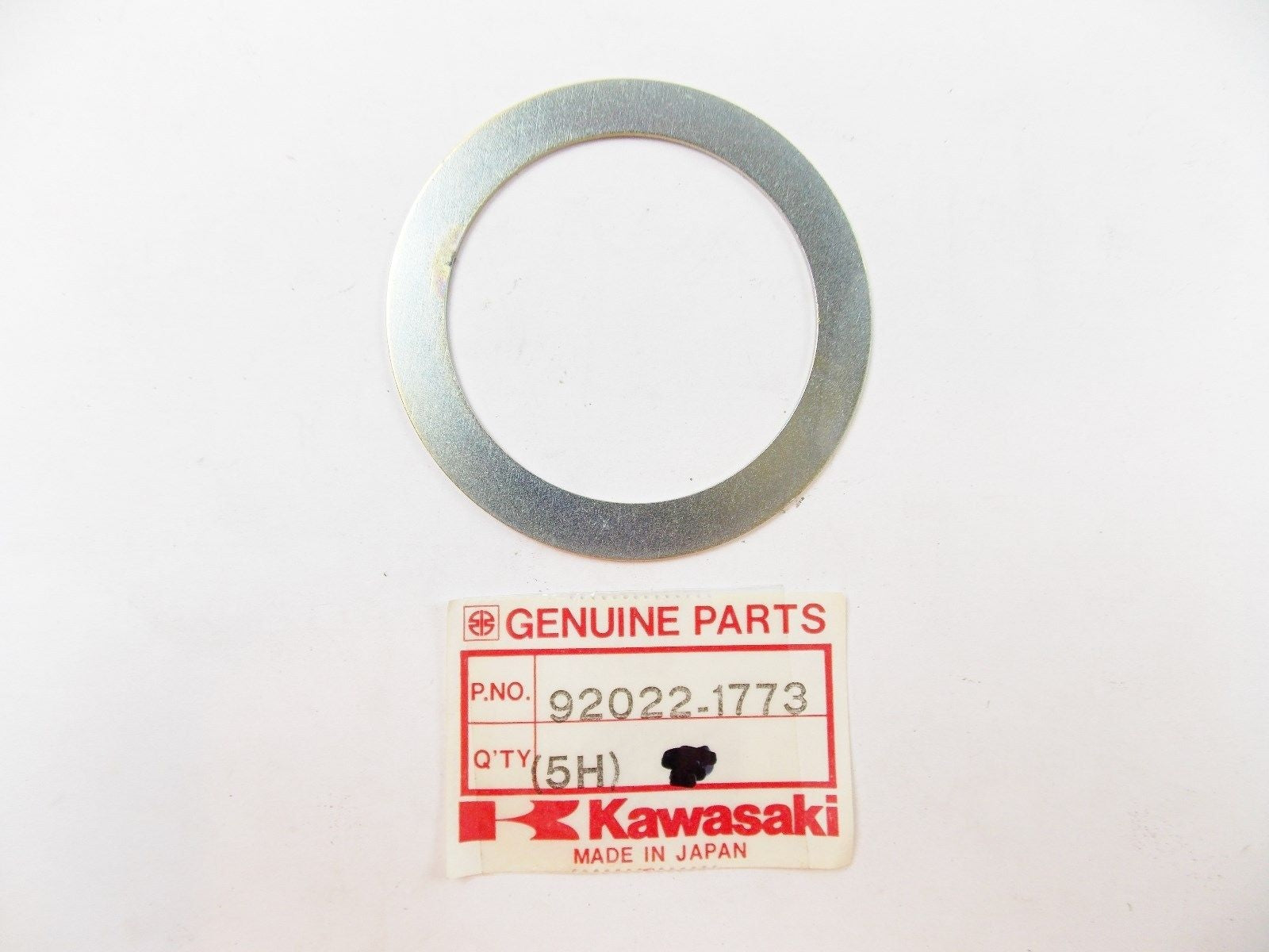NOS KAWASAKI 1986 WASHER KX125 92022-1773 - MotoRaider