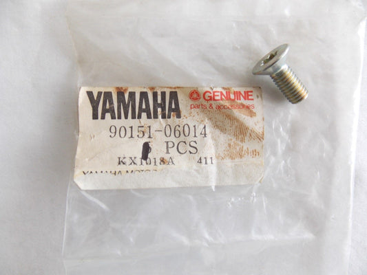 NOS YAMAHA  1981-2009 COUNTERSUNK SCREW YFM250 XJ550 XS400 XV17 90151-06014-00 - MotoRaider