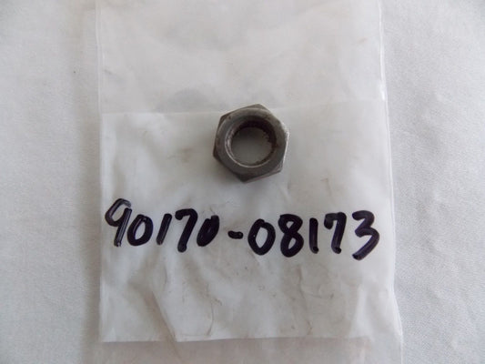3 THREE YAMAHA ORIGINAL 1970-2014 HEXAGON NUT TX650 XT500 XV750 90170-08173-00 - MotoRaider