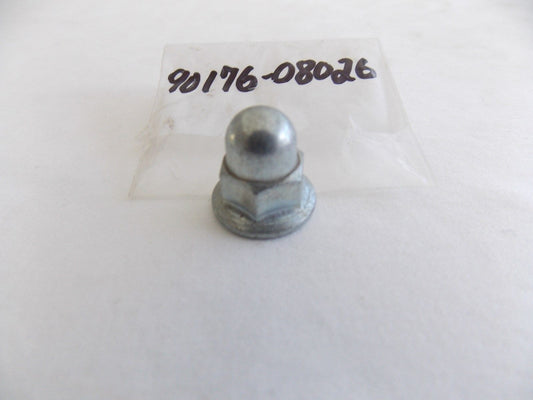 NOS YAMAHA 1981-2008 CROWN NUT (2) YFM600 YZ125 XT350 WR250 TTR50 90176-08026 - MotoRaider