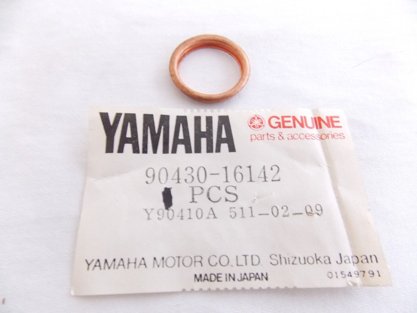 NOS YAMAHA 1973-1983 1989-1991 GASKET (2) YFM250 TX500 XJ650 XS500  90430-16142 - MotoRaider