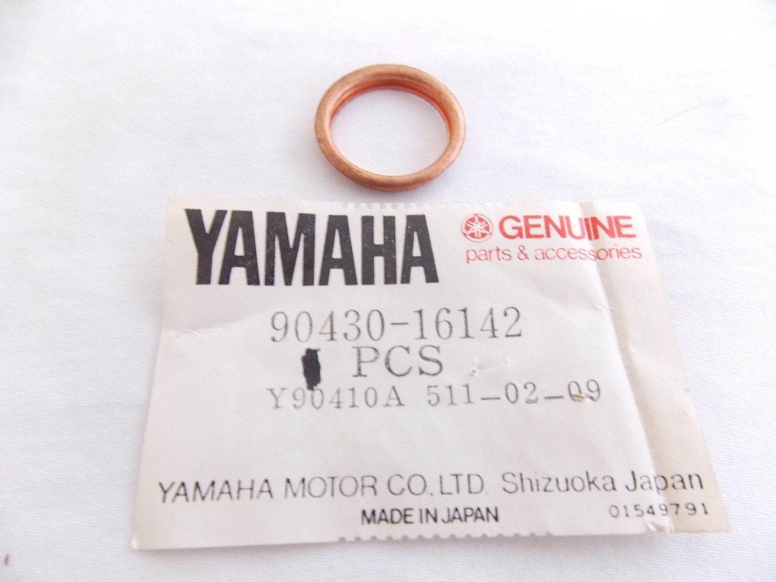 NOS YAMAHA 1973-1983 1989-1991 GASKET (2) YFM250 TX500 XJ650 XS500  90430-16142 - MotoRaider