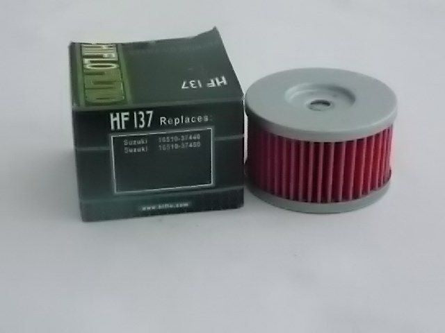 NOS HIFLOFILTRO (HF137) OIL FILTER REPLACEMENT FOR SUZUKI DR650 - MotoRaider
