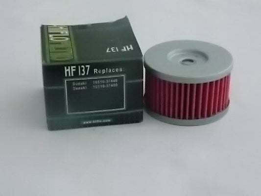 NOS HIFLOFILTRO (HF137) OIL FILTER REPLACEMENT FOR SUZUKI DR650 - MotoRaider