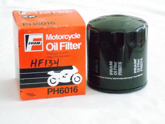 NOS OIL FILTER (HF134) FRAM6016 REPLACES SUZUKI GV700 VS700 GSX-R75 1986-1987 - MotoRaider