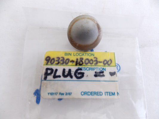 NOS YAMAHA AFTERMARKET 1967-1971 EXPANSION PLUG YR1/2 R3 TR2  90330-18003-00 - MotoRaider