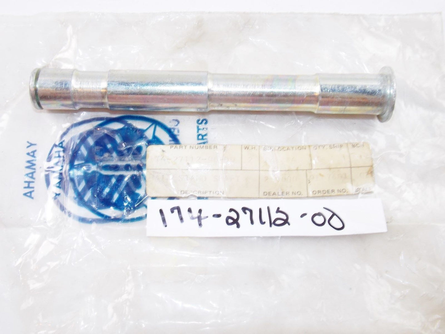 NOS YAMAHA 1968 1971 MAIN STAND SHAFT PIN YCS1 CS3 174-27112-00 - MotoRaider