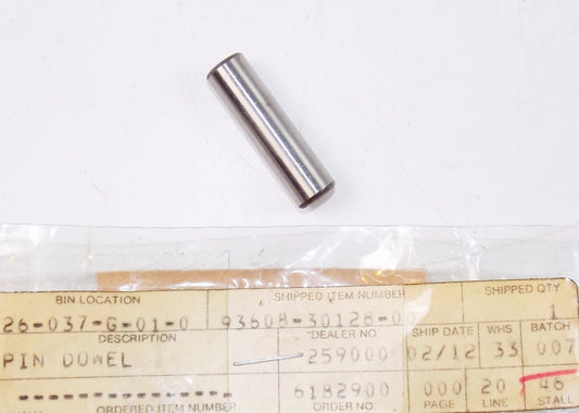 NOS YAMAHA 1970s-1990s YZ80 YZ400 DT250 DT400 IT250 IT400 PIN DOWEL 93608-30128 - MotoRaider