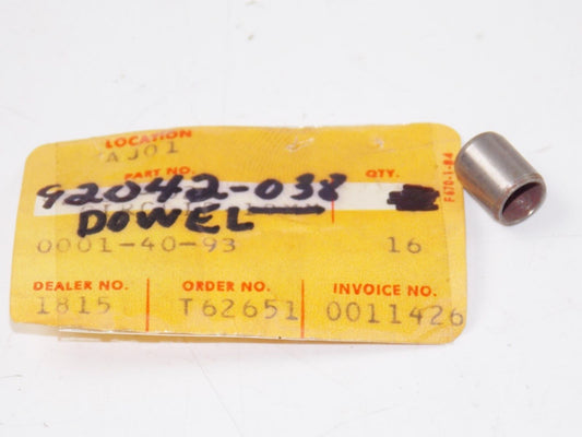NOS KAWASAKI  PIN DOWELL (THREE)  92042-038 - MotoRaider